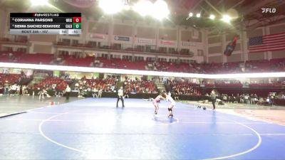 107 lbs 3rd Place Match - Corianna Parsons, Weiser vs Sienna Sanchez-Benavidez, Caldwell