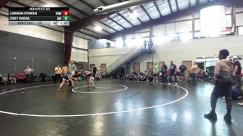 115 lbs 3rd Place - Loriana Fontan, Pennsburg vs Zoey Diedel, Lehighton