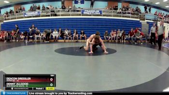 150 lbs Round 2 (4 Team) - Deacon Dressler, Mater Dei vs Denny Allgood, Bloomington South