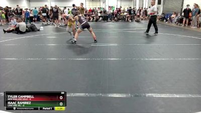 113 lbs Round 4 (6 Team) - Tyler Campbell, New England Gold vs Isaac Ramirez, Lake Erie WC