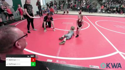 52-55 lbs Quarterfinal - Lincoln Sanders, Sallisaw Takedown Club vs Jacob Mccullar, Fort Gibson Youth Wrestling