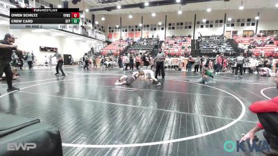 85-90 lbs Rr Rnd 3 - Owen Schiltz, Verdigris Youth Wrestling vs Crew Card, Tulsa Blue T Panthers