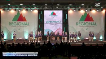 Pennsylvania Elite Cheerleading - Generation X [2026 L3 Senior - D2 Day 1] 2026 The Northeast Regional Summit