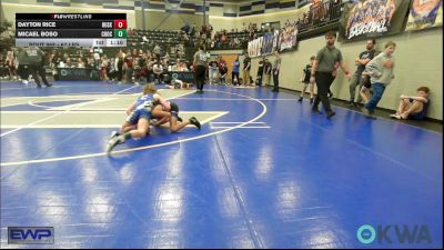 67 lbs Final - Dayton Rice, Husky WC vs Micael Boso, Choctaw Ironman Youth Wrestling