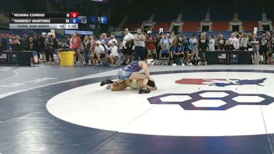 140 lbs Cons. Sub-semis - Keanna Conrad, Idaho vs Timberly Martinez, Colorado