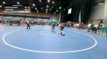 190 lbs Champ. Round 3 - Sam Pinto, Rancho Bernardo vs Bryce Williardt, North Lake