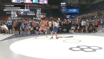 138 lbs Champ. Rd Of 32 - Josiah Sims, Ohio vs Carsten Burkemper, Missouri