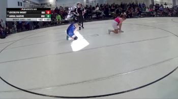 148 lbs Champ. Round 1 - Anna Naeve, Wayne Wrestling Club vs Jocelyn Inget, Nebraska Wrestling Academy