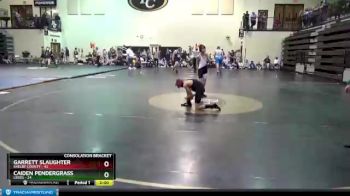 106 lbs Cross Bracket (8 Team) - Caiden Pendergrass, Leeds vs Garrett Slaughter, Shelby County