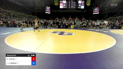 125 lbs Round Of 64 - Caddy Tverdy, ID vs Jaelyn Skelley, TX