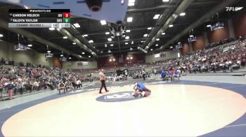 2A 132 lbs Champ. Round 1 - Carson Kelsch, Beaver vs Taldyn Taylor, Enterprise