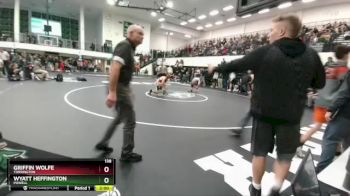138 lbs Champ. Round 2 - Griffin Wolfe, Torrington vs Wyatt Heffington, Powell