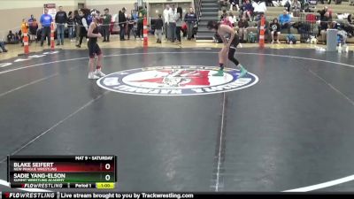 70 lbs Cons. Round 2 - Blake Seifert, New Prague Wrestling vs Sadie Yang-Elson, Summit Wrestling Academy