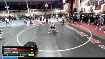 113 lbs Champ. Round 1 - Hayden Sorbel, Priest River vs Andrew Agidius, Mead