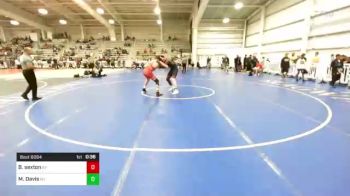 182 lbs Consi Of 16 #1 - Brock Sexton, KY vs Marcus Davis, NY