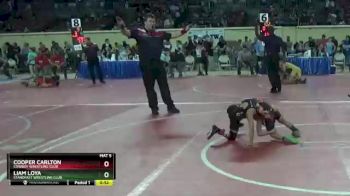 46 lbs Semifinal - Liam Loya, Standfast Wrestling Club vs Cooper Carlton, Cowboy Wrestling Club