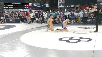 138 lbs Cons. Sub-rd Of 64 - Cole Millan, California vs Taten Adams, South Dakota