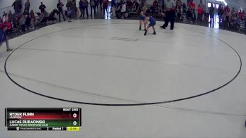 22 lbs Quarterfinal - Ryder Flinn, Lakeview vs Lucas Duracinski, Junior Titans Wrestling Club