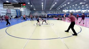 106 lbs 3rd Place - John Woodall, MA vs Ethan Andreula, NY