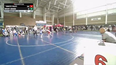 74 lbs 3rd Place Match - Simote Valeti, Champions Wrestling Club vs Brody Jensen, Gunnison Valley