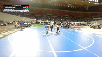 3A Boys 285 lbs Cons. Round 2 - Carl Orchard, Corbett Boys vs Noah Fuentes, Nyssa Boys