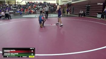 JV-15 lbs Quarterfinal - Mason Smith, Muscatine vs Xavian Williams, Davenport Central