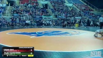 106 lbs Semis & 1st Wb (8 Team) - Cesar Cruz, E4-Grand Forks Central vs Talen Tuchscherer, E2-Fargo Davies