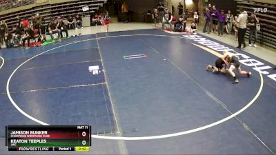 44 lbs Quarterfinal - Keaton Teeples, JWC vs Jamison Bunker, Champions Wrestling Club