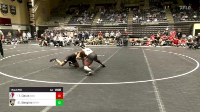 133 lbs Final - Takeo Davis, Gardner-Webb vs Ethan Berginc, Army