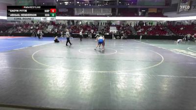 165 lbs Cons. Round 3 - Abigail Henderson, Kuna vs Eadyn Fittje, Nampa