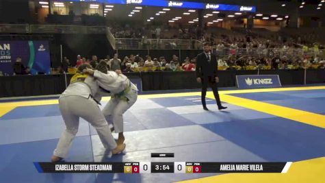 Amelia Marie Vilela vs Izabella Storm Steadman 2025 Pan Kids Jiu-Jitsu IBJJF Championship