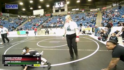 70 lbs Quarterfinal - Aiden Balderas, WTC vs Auggie Stephens, South Central Punishers