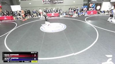 165 lbs Round 4 (16 Team) - Isaac Hofmann, LAWA-FR vs Wyatt Horton, IEWA-FR