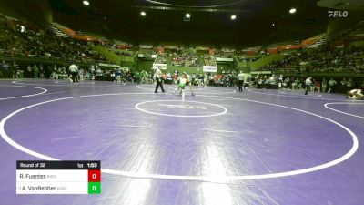 140 lbs Round Of 32 - Rj Fuentes, Righetti vs Alek VanBebber, Kingsburg