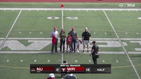 Replay: Norwich vs WPI | Sep 28 @ 12 PM