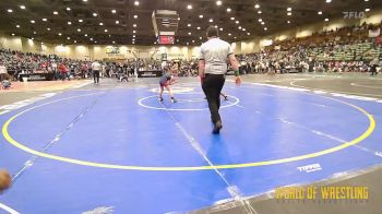60 lbs Consi Of 8 #2 - Maya Quarles, Red Star Wrestling Academy vs Whitnee Stanhope, Grizzly Express