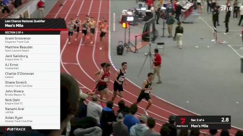 Men's Mile Invite, Prelims 2