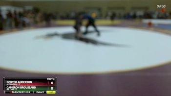65 lbs Semis (4 Team) - Porter Anderson, Alexandria vs Cameron Broussard, Big Lake