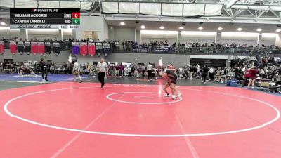 120 lbs Quarterfinal - William Accorsi, Somers vs Carter Lanzilli, Ridgefield