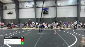 81 lbs Quarterfinal - Isaac Ayala, The Wrestling Assylum vs Branson Bressler, McKenzie River Mat Club