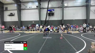 81 lbs Quarterfinal - Isaac Ayala, The Wrestling Assylum vs Branson Bressler, McKenzie River Mat Club