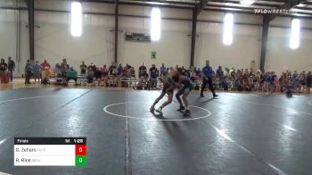 120 lbs Final - Greyson Zellers, Team Tulsa vs Ryan Rios, Genesis