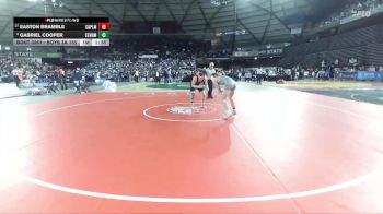 Boys 3A 165 lbs Champ. Round 2 - Easton Bramble, Capital vs Gabriel Cooper, Evergreen (Vancouver)