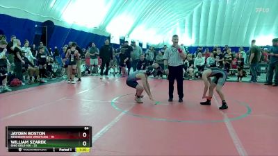 84 lbs Round 1 (8 Team) - Jayden Boston, Neighborhood Wrestling vs William Szarek, Ohio Gold 10k