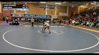 190 lbs Cons. Round 3 - Koen White, Mountain Crest vs Steve Contreras, Jordan