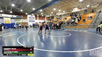 285 lbs Cons. Round 3 - Andrew Velez, Marshall vs Raymond Flores, Mountain View