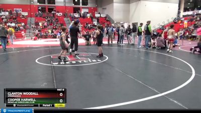 70 lbs Cons. Round 2 - Cooper Harwell, Ironclad Wrestling Club vs Clanton Woodall, Stronghold