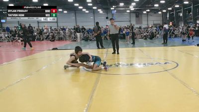 72 lbs Round 4 - 1:30pm Friday - Tayven Kem, West Coast Elite vs Dylan Fridley, Ranger Wrestling Club
