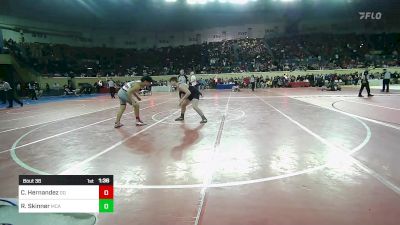 200 lbs Round Of 64 - Cesar Hernandez, Duncan Demons vs Ryan Skinner, McAlester