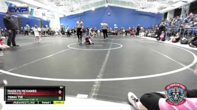 50 lbs Semis (4 Team) - Madilyn McHawes, Firebird Elite vs Trinh Tse, OpenMats Wrestling Club